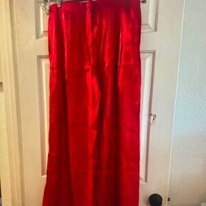 Elegant Red Women's Skirt